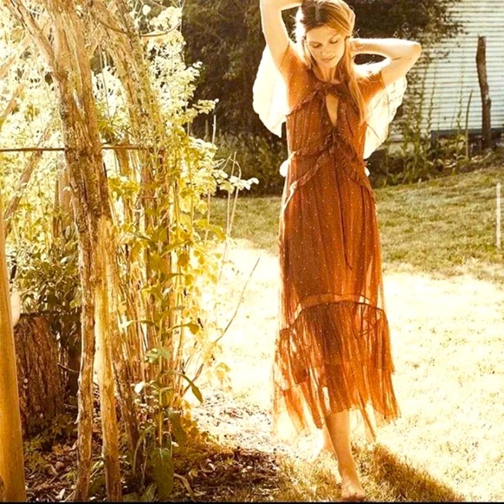 Lovely Doen Antoinette dress in tamarillo paisley. Worn twice.